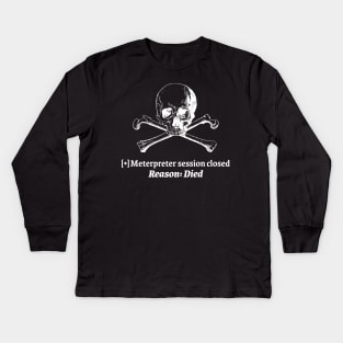 Session died Kids Long Sleeve T-Shirt